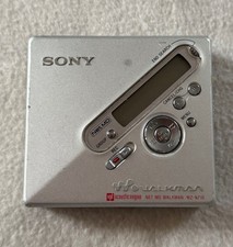 Sony Mini Disc Walkman Blu Lettore MD Registratore MZ-N710 Minidisc Difettoso