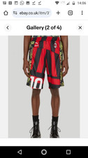 AC MILAN X KOCHÉ Shorts Gr. M NEU
