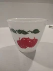Vintage Hazel Atlas APPLE Milk Glass 6” Splash Proof Mixing Bowl VGC