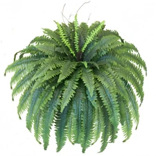 Artificial Ferns for Outdoors & Indoors, 51in Fake Large Plants with 66 Fronds