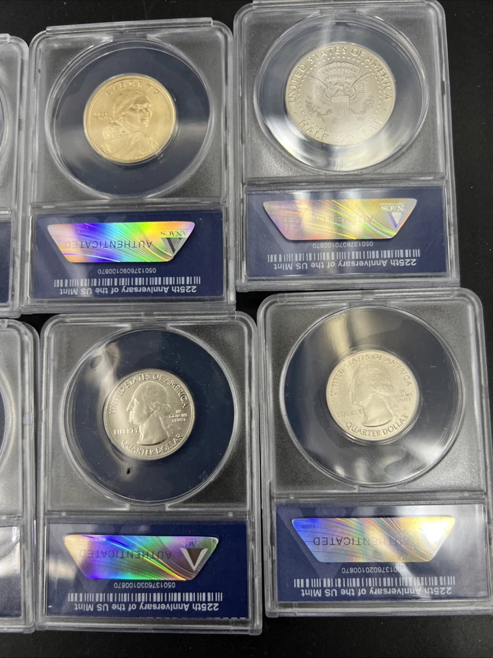 Complete 10 Coin 2017 S Enhanced Uncirculated Set ANACS EU70 Denver ANA Release - Image 3 of 4