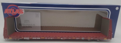 Coche plano mampara Atlas 2001751-4 escala O BNSF #546056 (2 rieles) EX/caja | Condition: Used
