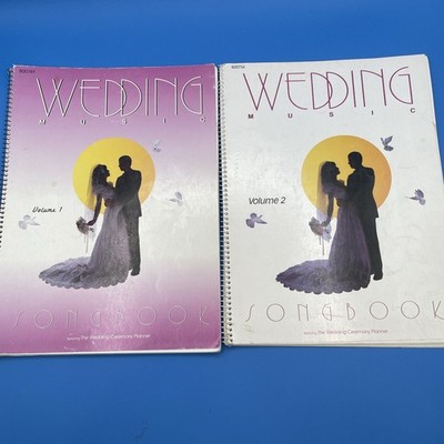 VINTAGE Wedding Sheet Music Songbook Classic Piano Series Church Benson 80s