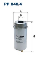 Kraftstofffilter Filtron PP 848/4 Anschraubfilter FüR Transit Ford Bus Tourneo