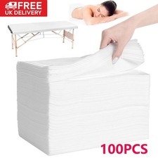 100Pcs Disposable Spa Massage Table Sheets Salon Beauty Bed Cover Non-woven UK