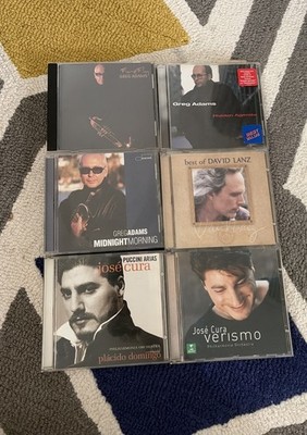 6 Cd's Lot Greg Adams- David Lanz-Jose Cura -
