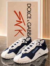 Dolce & Gabbana NS1 Herren Sneaker Denim Wei�...
