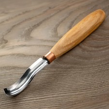 Wood Carving Tools Chisels Compact Gouge Short Bent Gouge Sweep 8 BeaverCraft