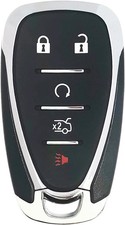 Replacement Key Fob Cover fit for Malibu Cruze Camaro Equinox Blazer-5 Buttons