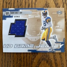 2000 Upper Deck - UD Game Jersey Torry Holt #TH (MEM)... has crease