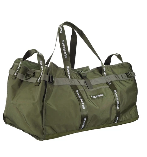 Grand sac fourre tout Supreme Haul Olive FW22 utilisé seulement deux fois