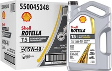 Shell Rotella T5 Synthetic Blend 15W-40 Motor...