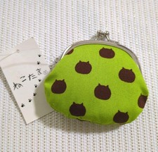 Coin Purse unused Nekotama Gamaguchi Wallet Mat