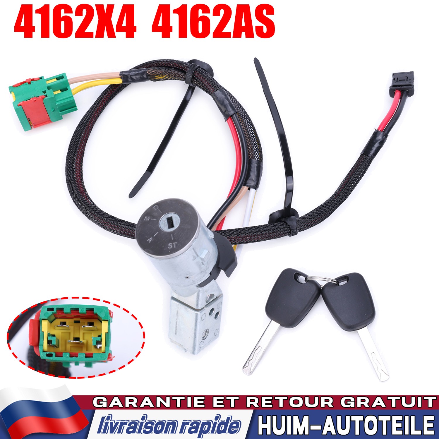 Neiman de démarrage pour réparer le barillet de clé coincé sur Peugeot 307 (2001-2005)