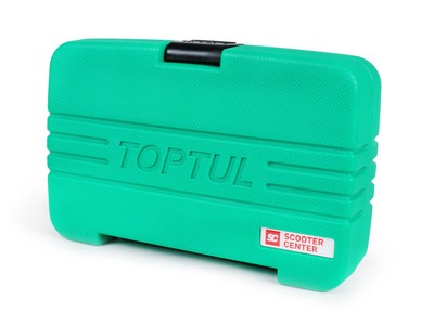 Steckschlüsselsatz Ratschekasten TOPTUL 1/4''- 4mm-14mm + Bits - 49 teilig