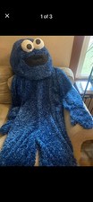 Vintage Adult Cookie Monster Costume Sesame Street