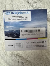 4 pack 932XL 933XL Ink Cartridges for OfficeJet 6100 6600 6700 7110 7610