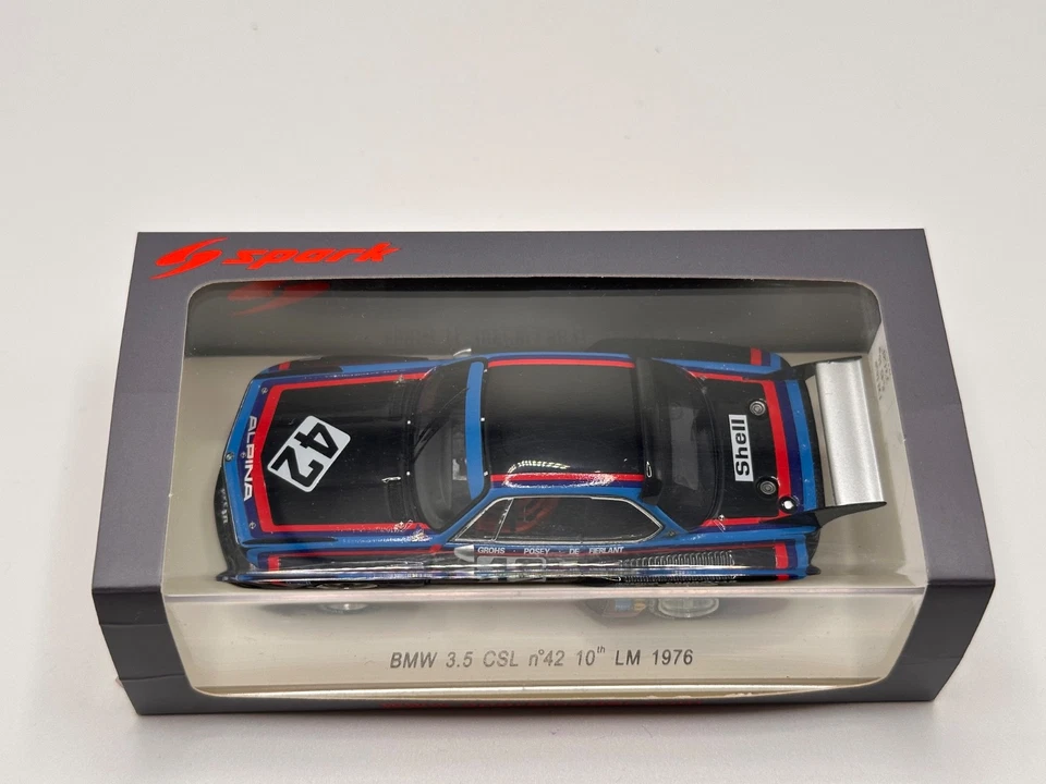 Spark 1/43 BMW 3.5 CSL S1568 - LM 1976 #42 - RARE - Immagine 3 di 4