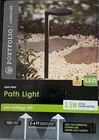 Portfolio Landscape LED path Lights 100 Lumens #0904714 Black 3.5 Watts