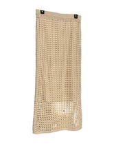 Steve Madden Ladies Crochet Skirt Size Small Beige