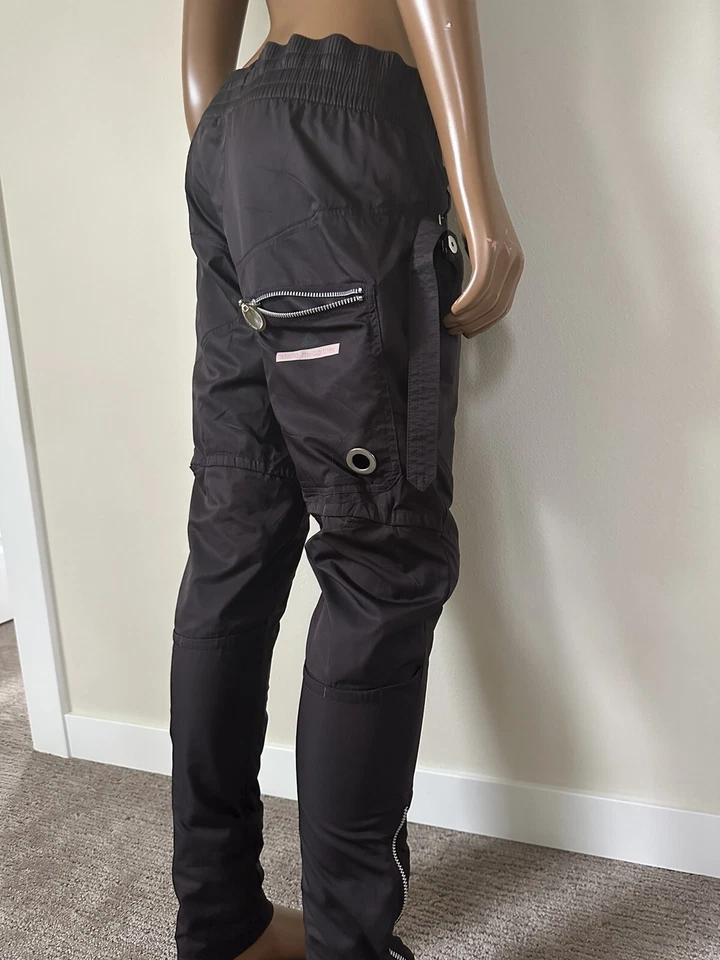 Pantalón deportivo cortavientos estilo vuelo STELLA MCCARTNEY RARO talla 36 gris-marrón🔥 Foto 2 de 4