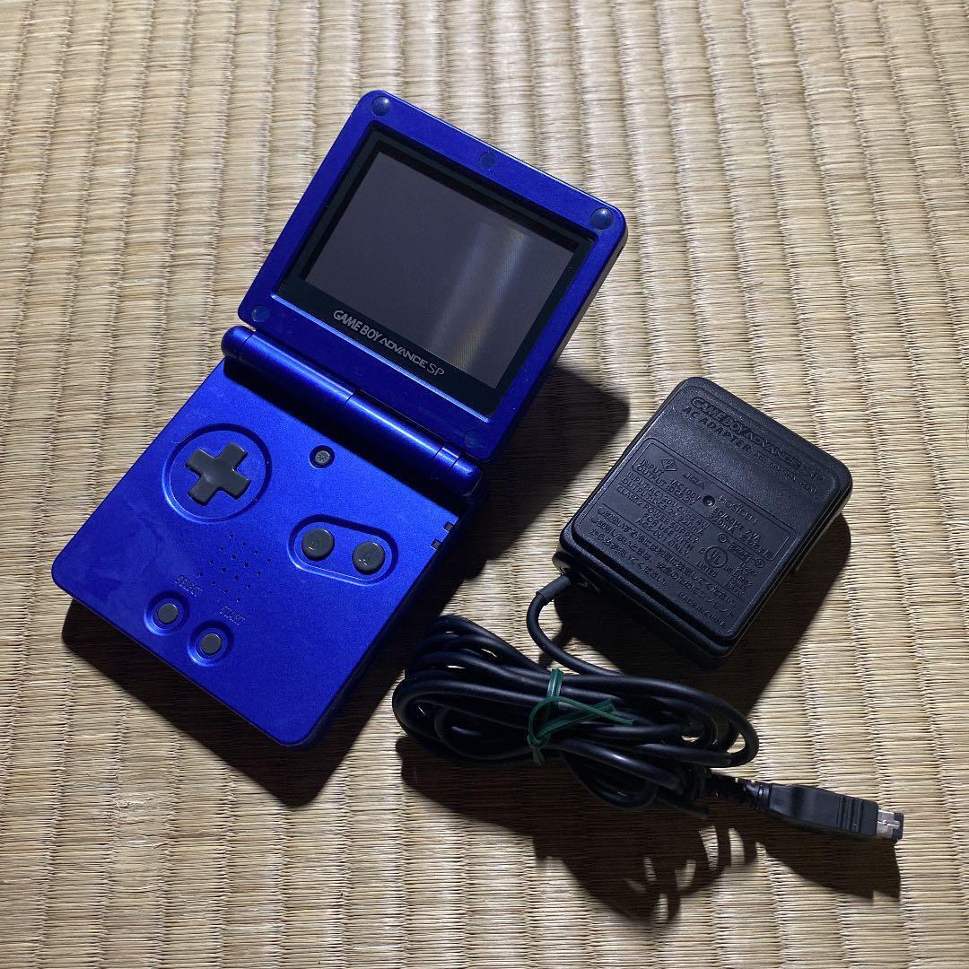 GAMEBOY ADVANCE SP bleu Nintendo avec chargeur authentique jeu testé GBA