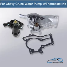 Water Pump & Thermostat Kit Fits 2011-2016 Chevy Cruze Sonic Buick 1.4L NEW 