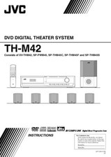 JVC TH-M42 XV-THM42 Home Theater System Owners Instruction Manual Reprint