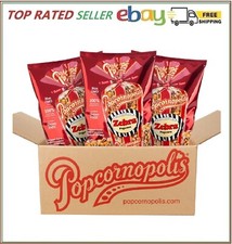 Popcornopolis Zebra Popcorn 24 oz, 3-count