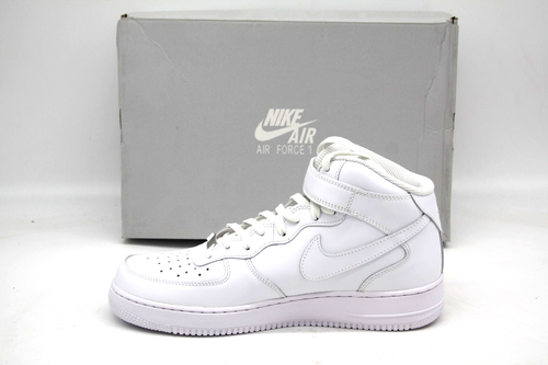 Nike Air Force 1 Mid '07 CW2289-111 TRIPLE WHITE Men's Shoes - Picture 2 of 9