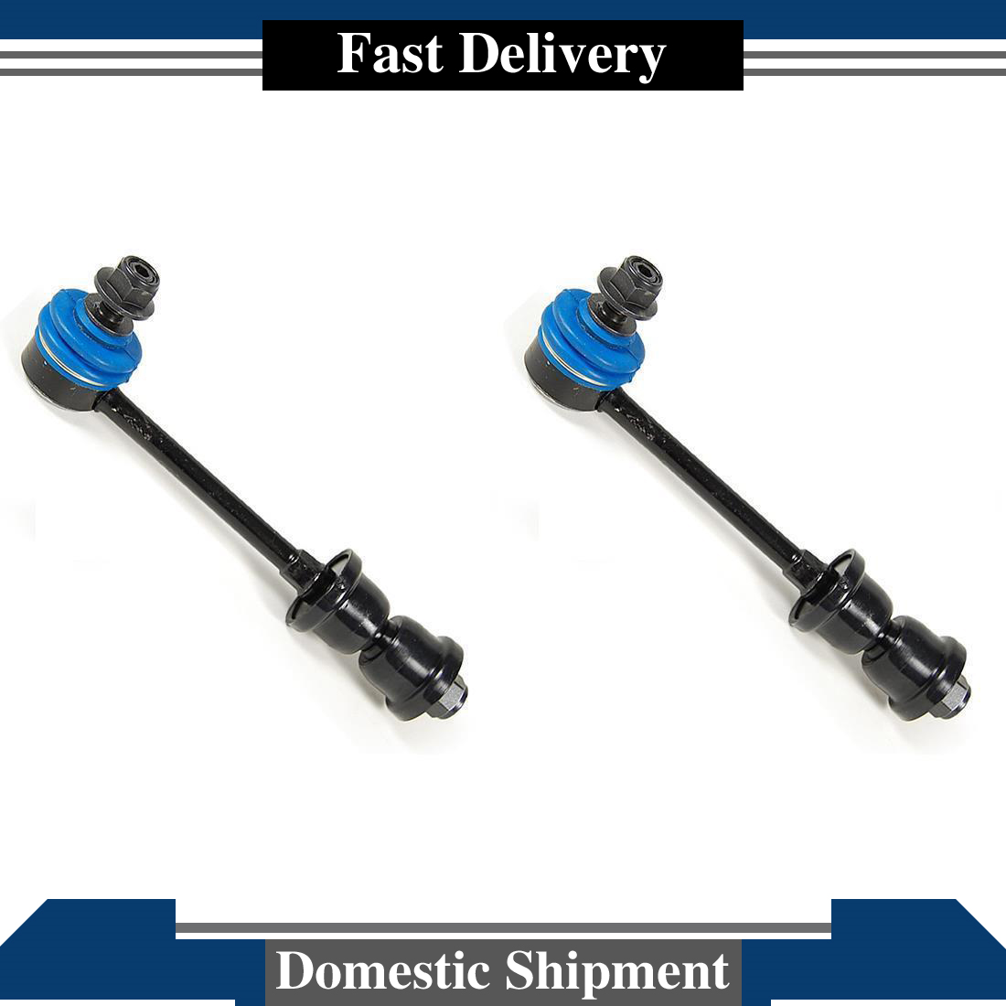 Mevotech Supreme Rear 2PCS Suspension Stabilizer Sway Bar Link Kit For Volvo