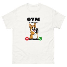 Unisex T-Shirt Pembroke Welsh Corgi Dog Design Gym Sport Lover Gift Summer Print