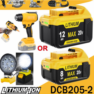 Hot Air Heat Gun For DeWalt 20 Volt Max 8.0AH 12.0AH Lithium Battery DCB200-2 US