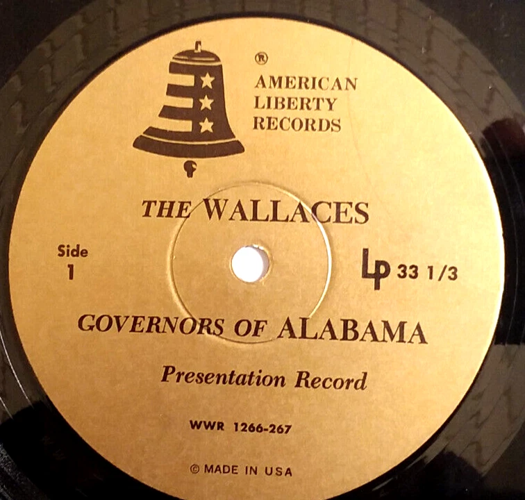 Wallace - The Wallaces Governors Of Alabama -Vinyl LP American WWR 1266 RARE - Image 4 of 4