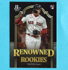 Triston Casas RR-10 Renowned Rookies RC 2023 Topps Bowman Platinum Baseball Card