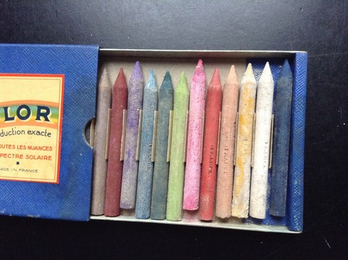 RARE ancienne boite à crayons craie Crayolor Conté - Picture 2 of 3