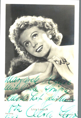 Lisa Lesco    **   Original Unterschrift auf Ross Karte Nr.  N  21 j