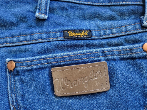 Wrangler Mens Jeans Heavyweight 42x36 (Actual 40 X 29 ) Cotton Blue 13MWZ - Picture 3 of 10