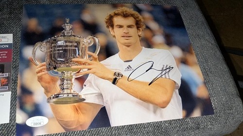 TENNIS LEGEND ANDY MURRAY SIGNED 8X10 PHOTO WITH JSA COA - 第 1/2 張圖片