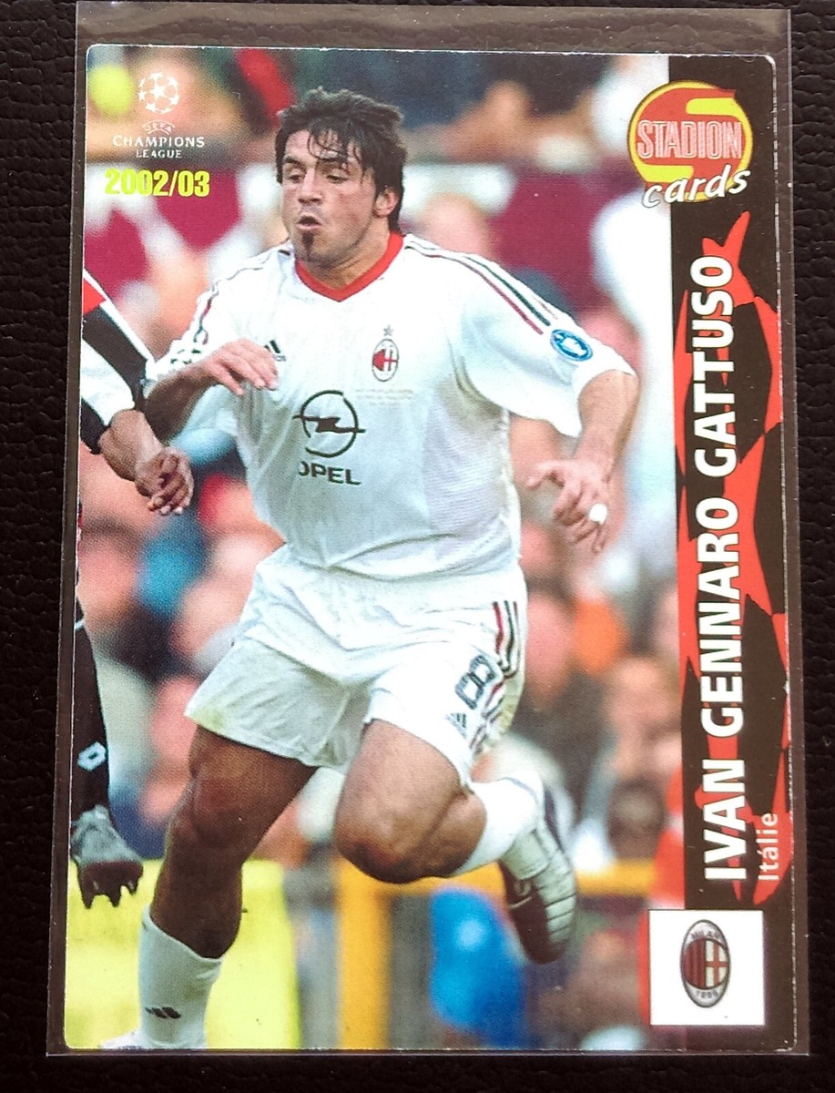 2001 PANINI CALCIO MILAN GATTUSO ジャージカード Amazon.co.jp: 2001 PANINI CALCIO CARDS MILAN GATTUSO
