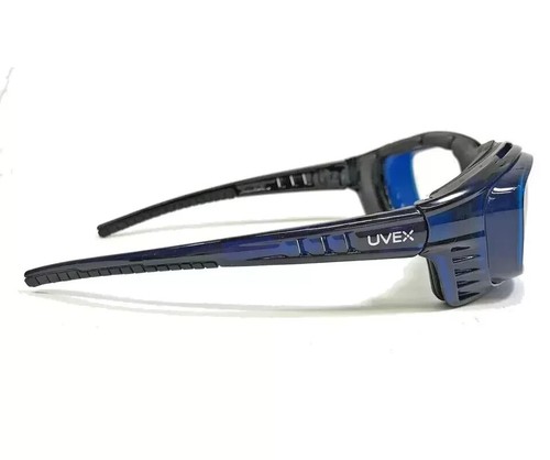 Uvex by Honeywell Safety Goggles Eyeglasses Frames SW09 07 Blue Z87-2+ 56-21-127 - Picture 2 of 4