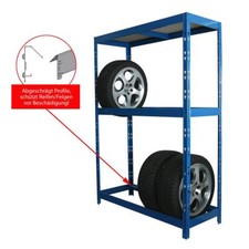 Reifenregal Steckregal Reifenständer Lagerregal Werkstattregal für 8 Reifen
