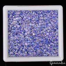 Certified 31.60 Ct/260 Pcs Natural Untreated Blue Tanzanite Pear Calibrated Gems