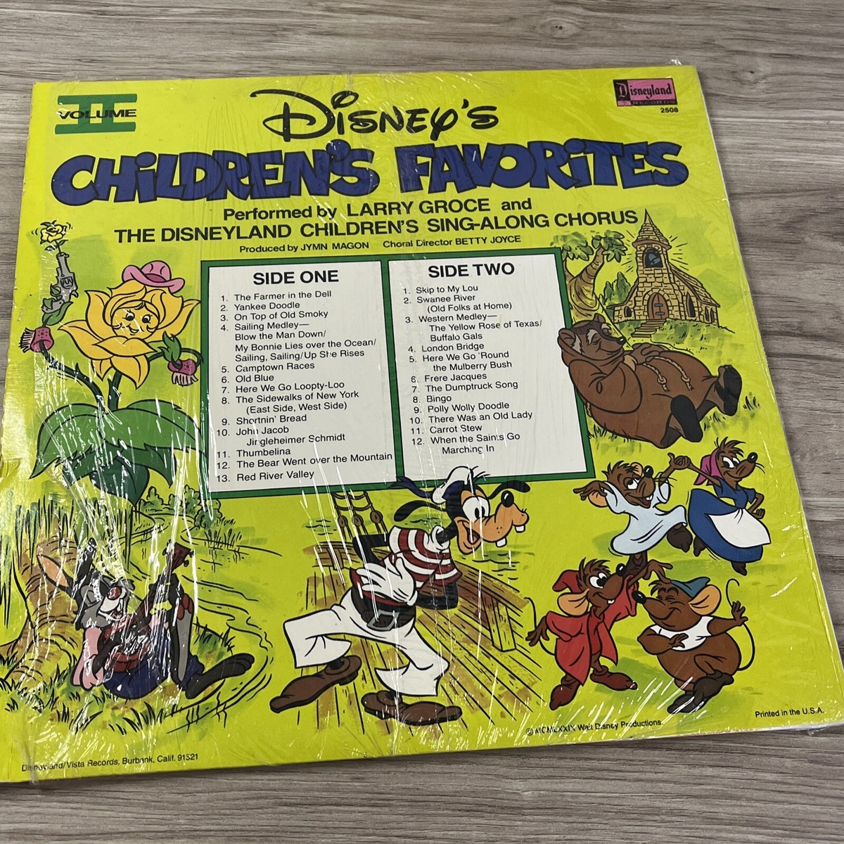 Walt Disney Children's Favorites Vinyl LP Lot(3) Vol. I, II, & III