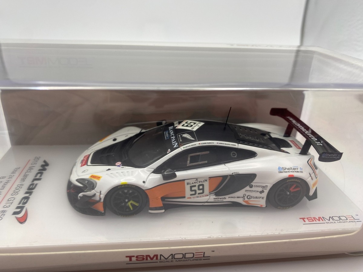 TSM TSM164329 1/43 McLAREN 650S GT3 TEAM TOTAL #59 24h SPA TSM TSM164329 1/43 McLAREN 650S GT3 TEAM TOTAL #59 24h SPA