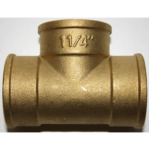 Messing Fitting Gewindefitting T-Stück IG 1/2" 3/4" 1" 5/4" Zoll