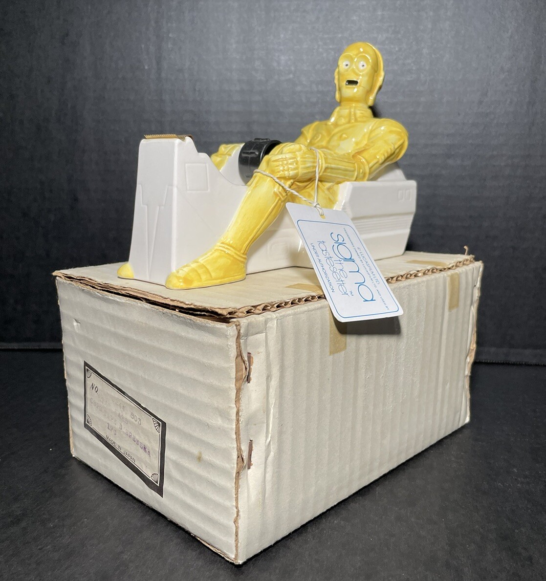 Vintage Star Wars C-3PO Tape Dispenser Sigma Ceramic Return of the