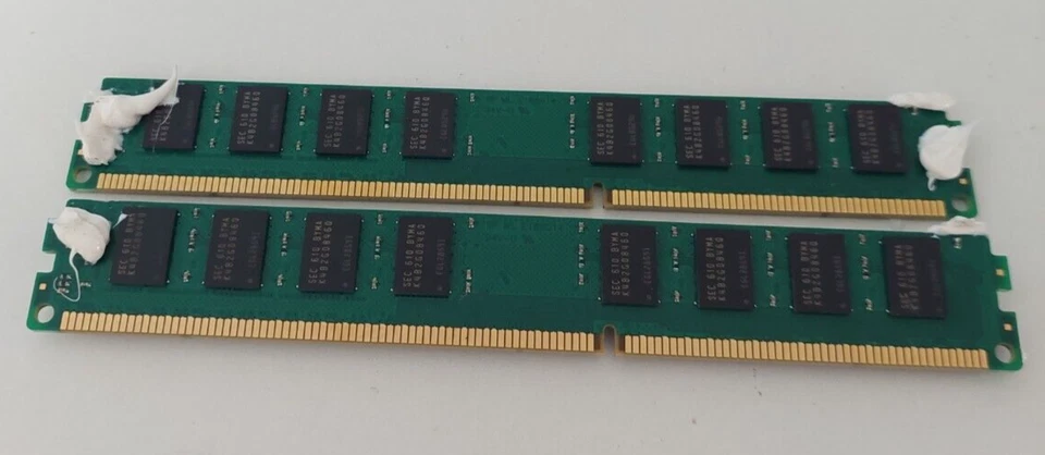 8GB KIT ( 4GB x 2 ) Transcend RAM DDR3 1333 VLP U Low profile Memory TESTED RARE - Image 2 of 2
