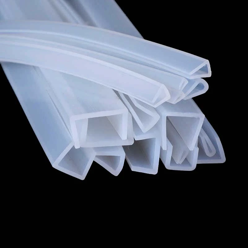 Silikon Gummidichtung Dichtungsstreifen U-Form Für Glas, Stahlplatten Hoch TEMP - Image 2 of 3