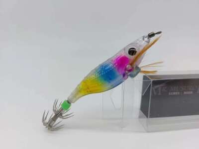 Rainbow Fish Luminous Squid Hook Deep Sea Glow Underwater Catch Fishing Lure NEW